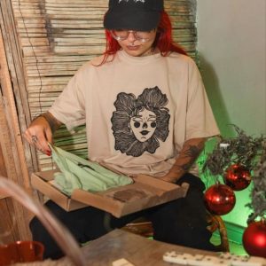 Camiseta Estampada Floral