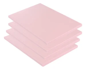 Bloques de tallado de goma rosa Linóleo
