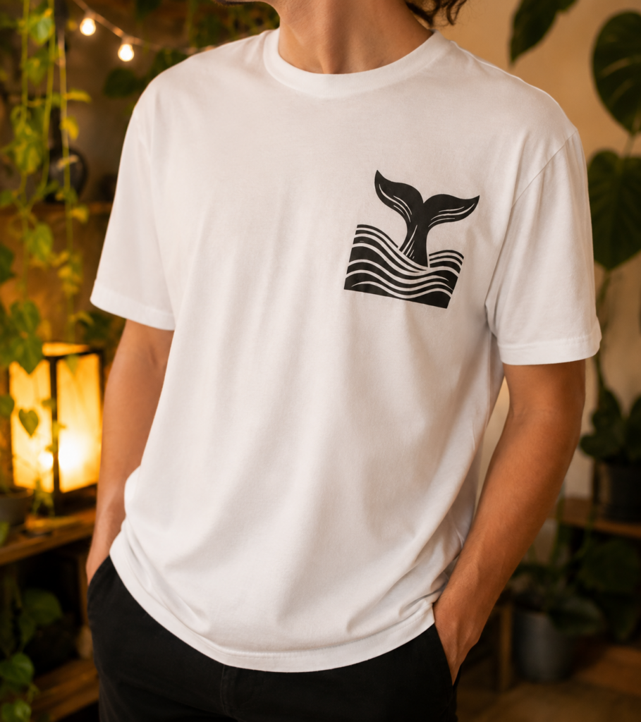Camiseta del mar — color Beige