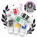 Set Speedball de 6 tintas para grabado en tela y papel