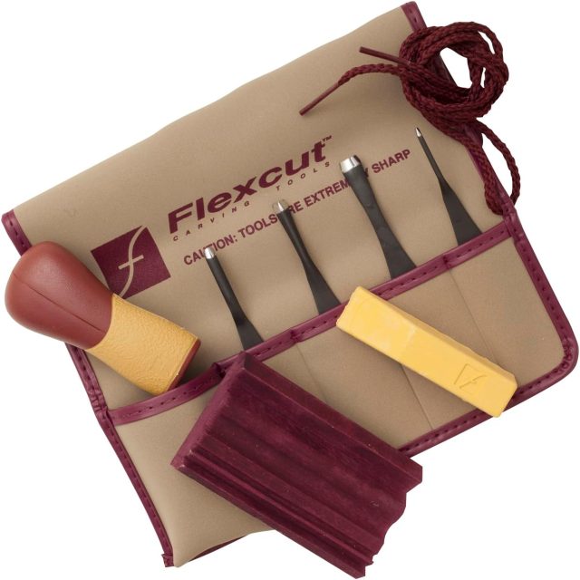 Set FLEXCUT SK130 para linograbado y grabado en relieve