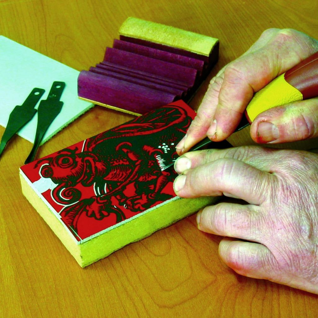Set FLEXCUT SK130 para linograbado y grabado en relieve - detalle 3