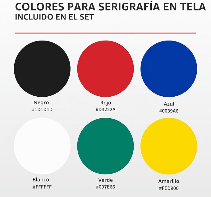Speedball Juego de estudio de tinta de serigrafía de tela, 6 colores, 32 onzas para impresión de camisetas y serigrafía — foto 2
